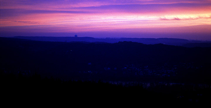 Blick aus dem Siebengebirge ber den Rhein